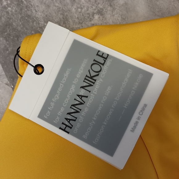 Hanna Nikole Womens Size 22W Plus Size Bikini Set 2 Piece High Waisted Swimsuit - Picture 10 of 14